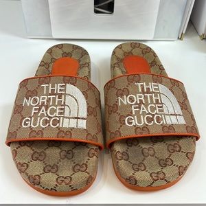 Gucci northface slides